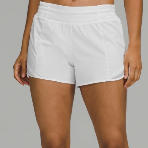 lululemon athletica Pants - Lululemon Hotty Hot Shorts White Size 6